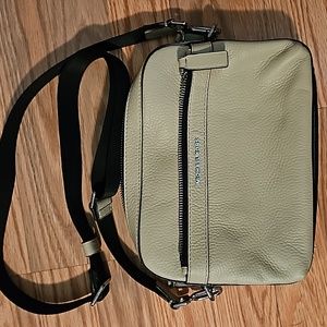 Michael Kors Cream Leather Crossbody Bag